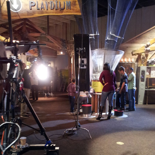 On set
